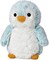 Aurora® Playful Pompom Penguin™ Brights Stuffed Animal - Vibrant Companions - Endless Fun - Blue 6 Inches